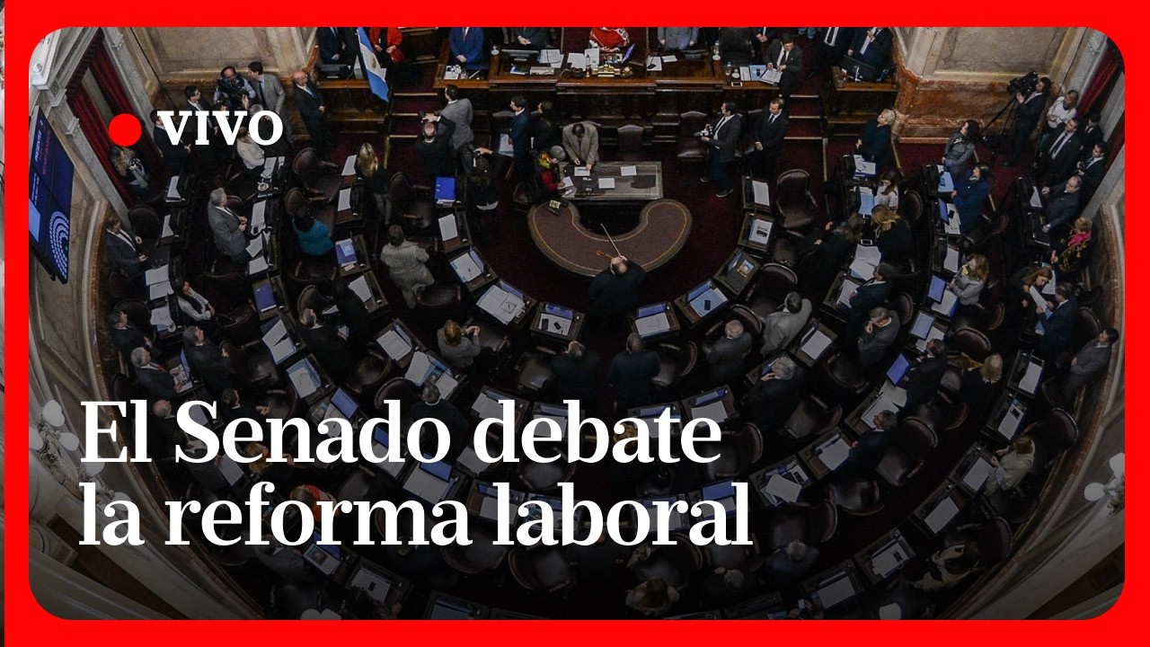 EN VIVO | Sesión especial: el Senado debate la reforma laboral y la baja de la edad de imputabilidad