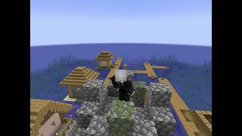 Minecraft 1.17 seed: Island village at spawn #shorts