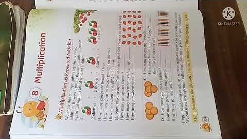 class 2 Maths chapter 8 Multiplication