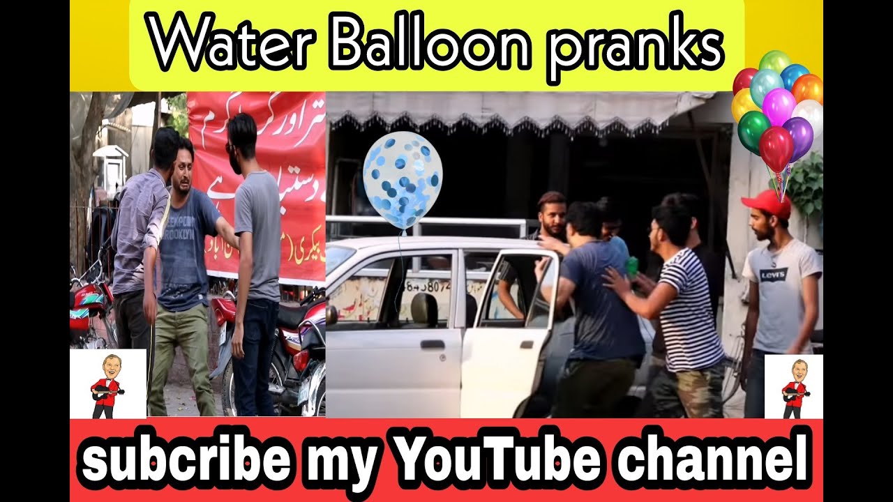 Water Balloon pranks mamu prankstar prank in pakistan prank in
