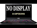 ACER LAPTOP NO DISPLAY BUT POWER ON ( BLACK SCREEN ) WINDOWS 10 ?