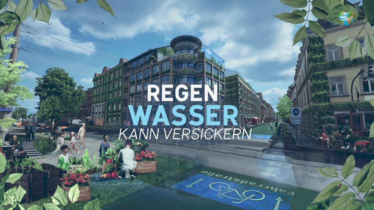 Screenshot aus dem Erklärfilm der Omas For Future "Komm in die Stadt von Morgen"