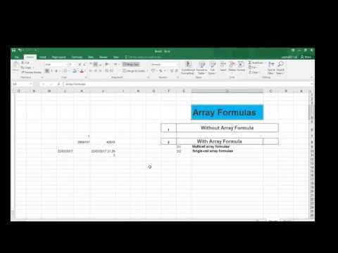 Array Formula