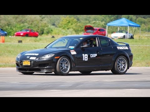 John Hatakeyama - Mazda RX-8 - CNY-SCCA Autocross - YouTube