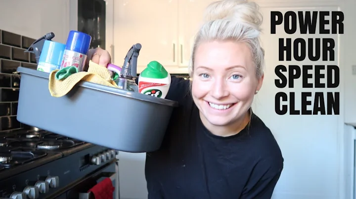 POWER HOUR | SPEED CLEAN WITH ME | CLEANING MOTIVATION WITH BEING MRS DUDLEY