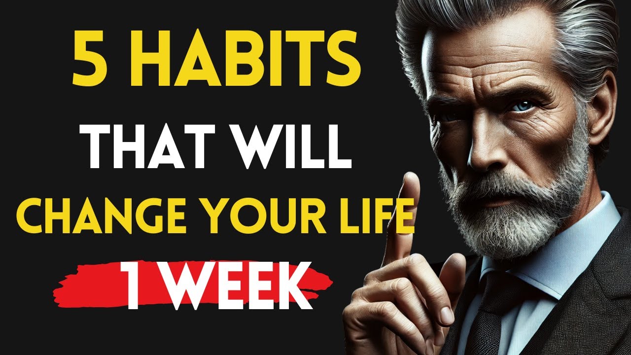5 HABITS that CHANGED my LIFE in 1 WEEK | (THESE LESSONS WILL CHANGE ...
