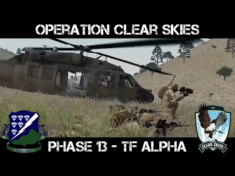 ARMA 3 Infantry Gameplay - Op Clear Skies Phase 13 - TF Alpha - Commanding