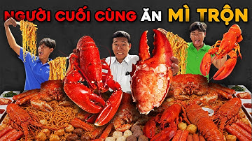🍝🦞🦀 Người Cuối Cùng Ngừng Ăn Mì Trộn Hải Sản Cua Hoàng Đế Tôm Hùm Alaska Khổng Lồ Sẽ Thắng 10 Triệu