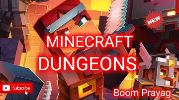 Minecraft Dungeons - Gameplay Walkthrough Part 1 / Redstone mines & Cacti Canyon. Boom Prayag.