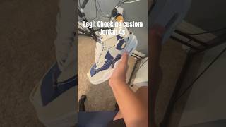 Legit Checking Custom Jordan 4S
