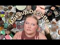 Massive eyeshadow collection declutter full collection half gone  swatches