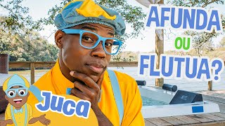 Juca Brinca de Afunda ou Flutua! | Blippi em Português | Vídeos Educativos para Crianças