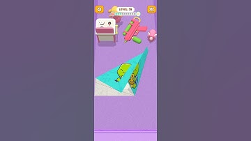 Paper Fold: Paper Puzzle 3D - All Levels #gaming #shorts