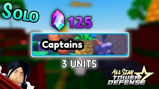 Solo Captains Zone 3Units | All Star Tower Defense [Roblox]