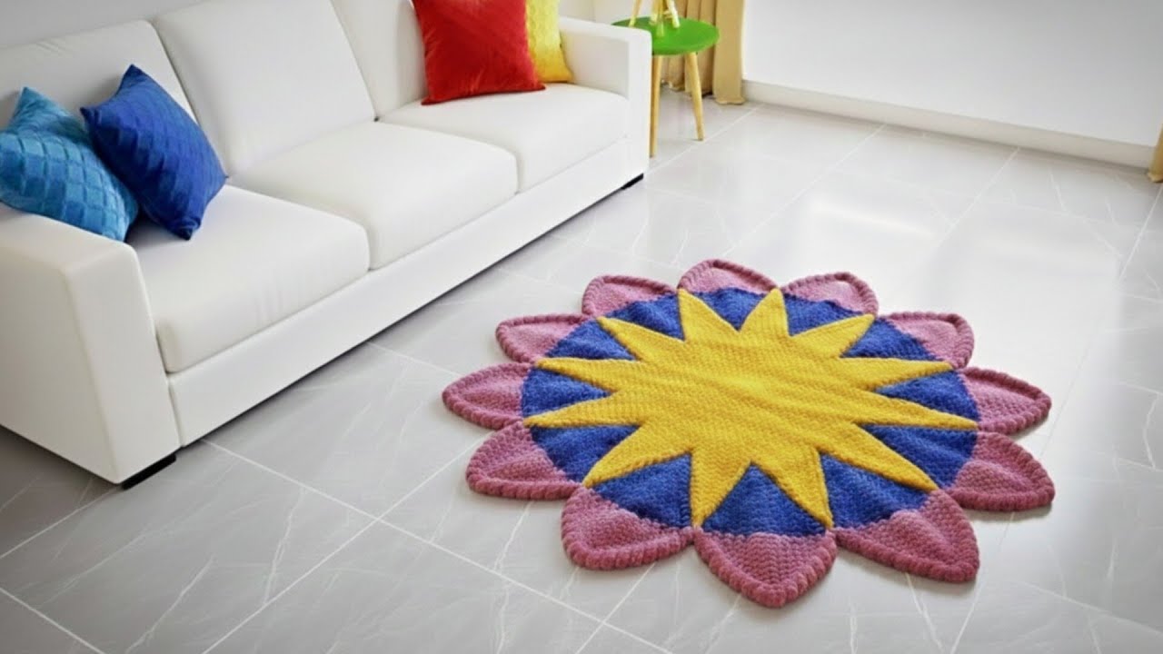 पुरानी साड़ी से बनाएँ खूबसूरत 'सूरजमुखी' डोरमैट | DIY Sunflower Doormat from Old Saree