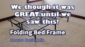Amazon Basics folding bed frame full sized