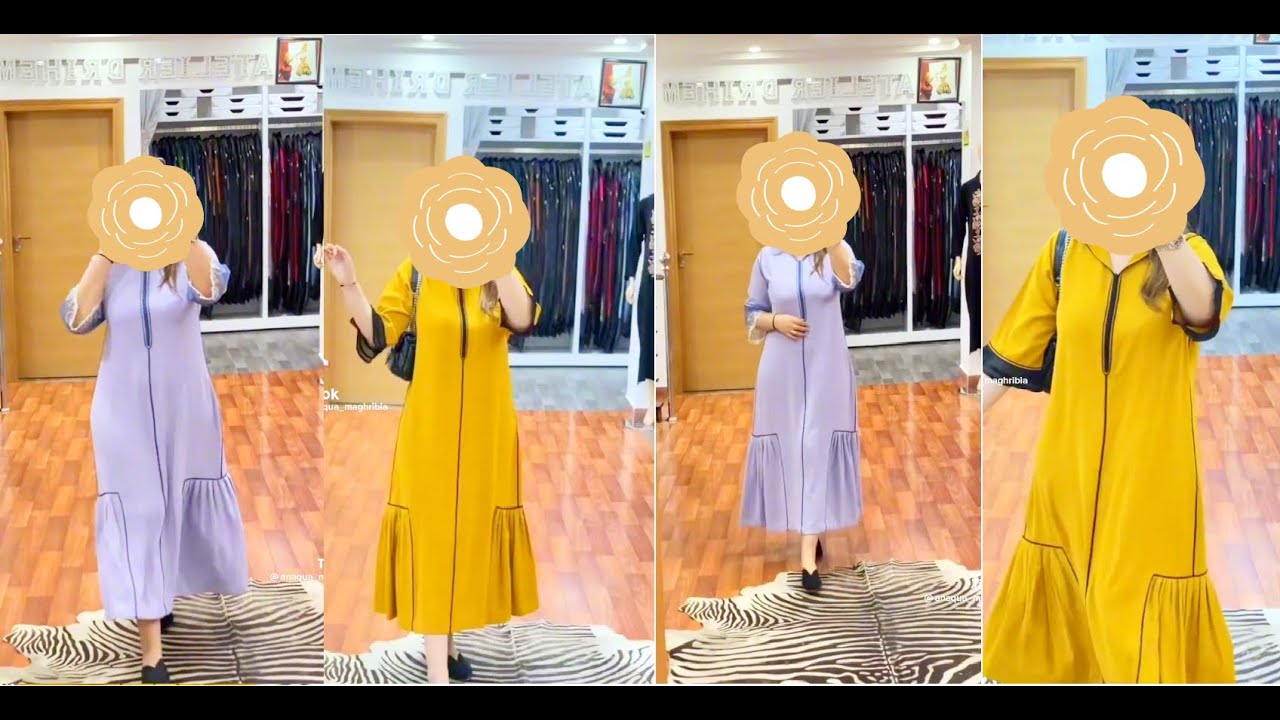 فصالة جلابة الصيف تقولي لابسة فستان تركي