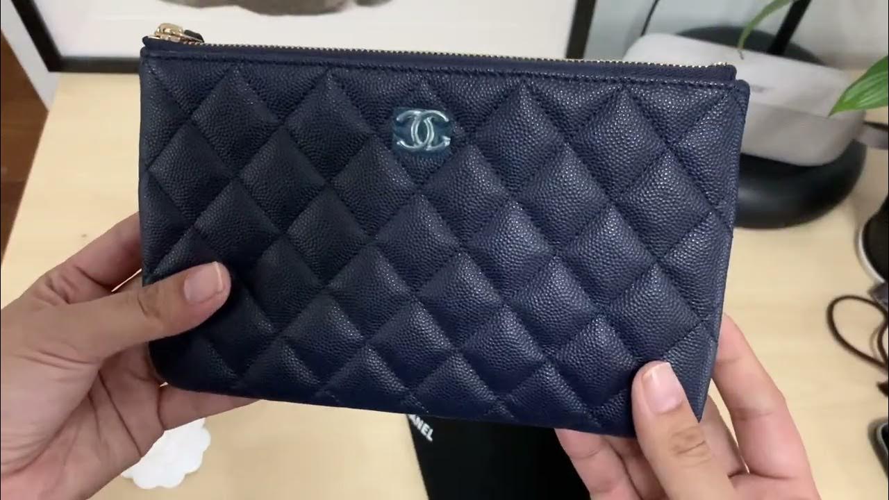 Chanel O Case Medium Baby Blue Caviar - MyBagFast