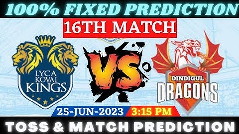 DD vs LKK Toss and Match Prediction | Today Toss Prediction | 16th Match Prediction | #Tnpl #Toss