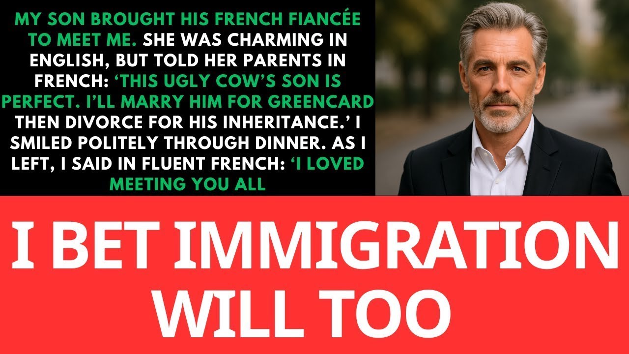 My Son’s Fiancée Mocked Me In French At Dinner, Thinking I Wouldn’t Understand. But I Did