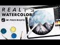 How to Paint a Watercolor Landscape in Procreate 5