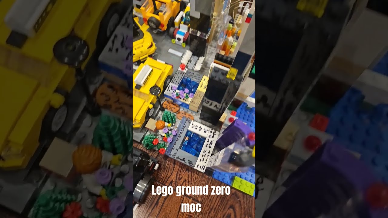 Lego 9 11 Ground Zero With Memorial Pools