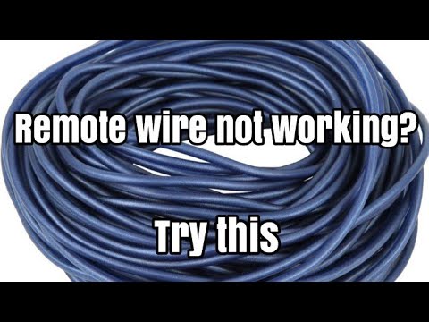 Head unit remote wire solution fixed