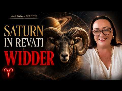 Saturn in Revati für Widder ♈- Diese Phase verändert dein Leben (2026–2028) - Vedische Astrologie
