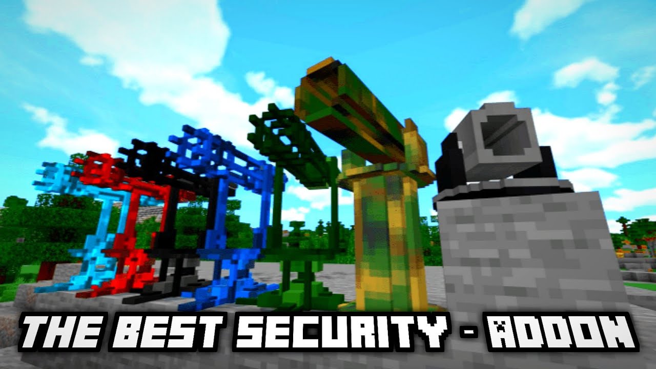Baru‼️| The Best Security - Addon (Minecraft Showcase)
