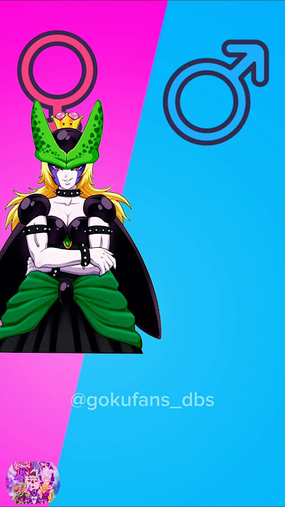 Dragonball Z Character Gender Swap #shorts #dbs #goku #dragonball