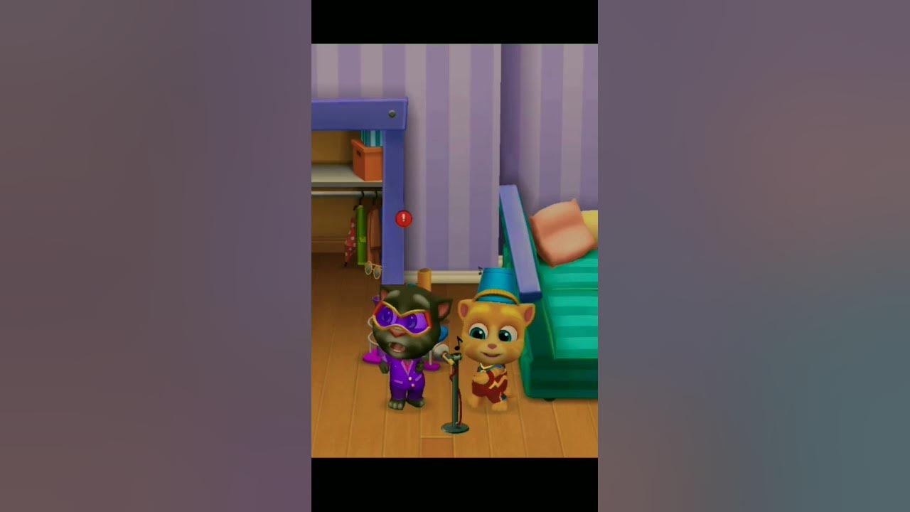 My talking tom and ginger sing the song #viralshorts  #shorts #gaming