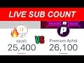 Ejsafc gaining subscribers fast vs premium aphid live sub count