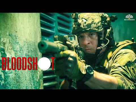 Ray Garrison’s Deadly Comeback 🔥 | Bloodshot Action Scene | Vin Diesel | Hindi Dubbed Scene