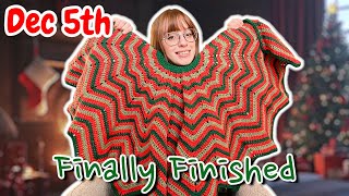 Crochet Tree Skirt Accomplished | PassioKnit Vlogmas 2025 Day 5