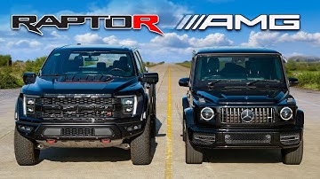 Ford F-150 Raptor R v AMG G63: DRAG RACE