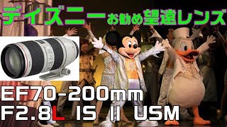 【作例付き】ディズニー撮影におすすめ望遠レンズEF70-200㎜ F2.8L IS Ⅱ USM