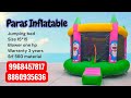 Jumping bed inflatable #airdancer #bouncycastle #mickeymouse #jhula 