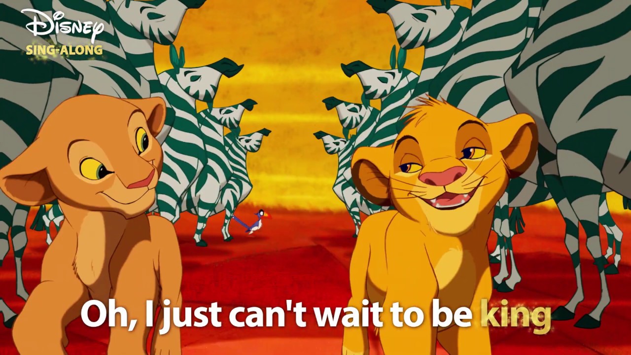 I Just Can't Wait To Be King - Lion King - Lyrics - VoiceTube