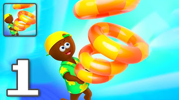 WaterPark Boys - Gameplay Walkthrough Part 1 - Build Your Own Water Theme Park (iOS, Android)