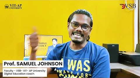 PEP TALK BY Prof. Samuel Johnson VSB VIT AP University - Quotes for Motivation & Inspiration