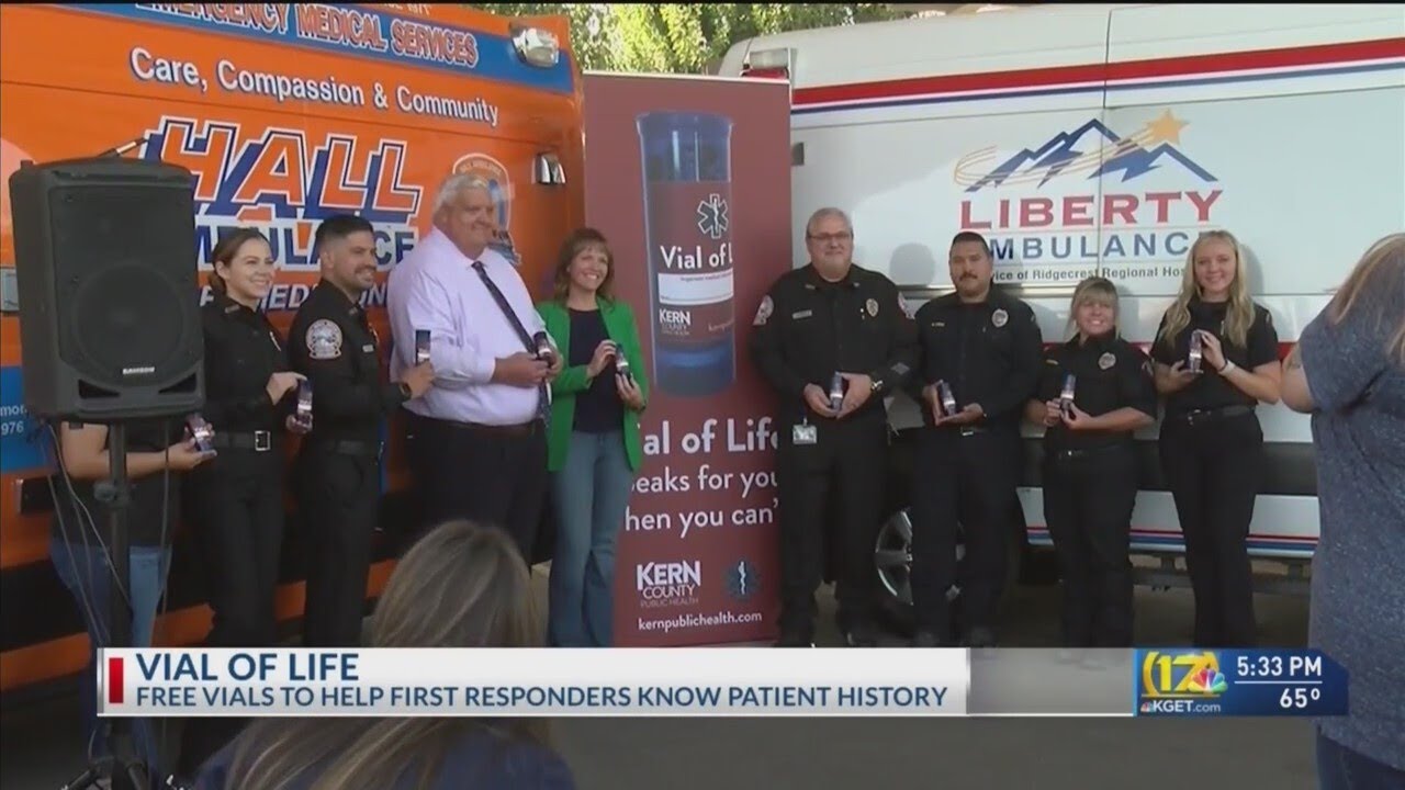 Vial of Life helps first responders know patient history YouTube