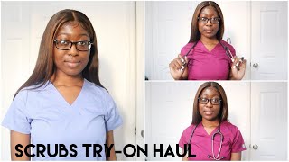 SCRUB TRY-ON HAUL | UNIFORM ADVANTAGE | AUW | PETITE EDITION