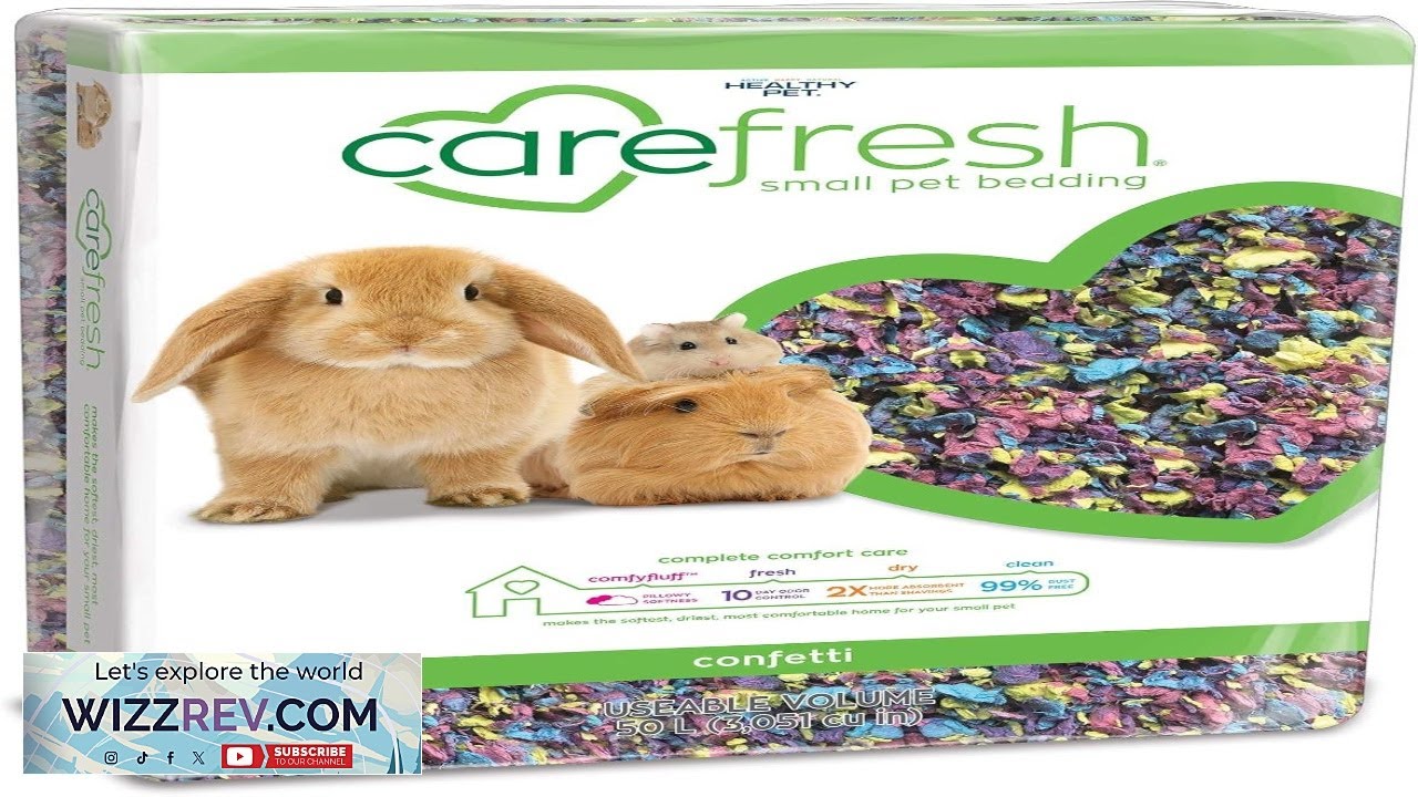 Подстилка для мелких животных Carefresh Confetti 50 л (упаковка может отличаться) (L0410)