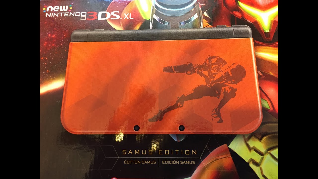 Nintendo 3DS XL Samus (Metroid) Edition Unboxing and First Impression