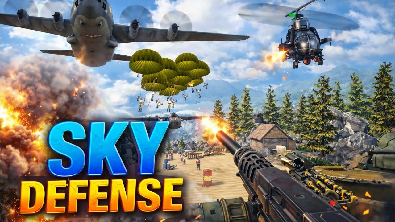 INSANE Air Invasion! Stopping Planes, Helicopters & Paratroopers | Sky Defense