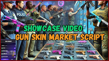 Gun Skin Market Script | Tebex Only | 20+ skins (QBCore/ESX)