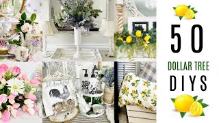 🍋~NEW~50 DIY DOLLAR TREE CRAFTS 2020 🍋 AWESOME SPRING SUMMER IDEAS!! Olivia's Romantic Home DIY