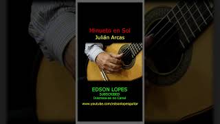 Thumbnail for Minueto en Sol by Julián Arcas, performed by Edson Lopes
