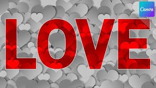 Photo inside text | Colored text with black & white background | CANVA TUTORIAL - TEXT EFFECT