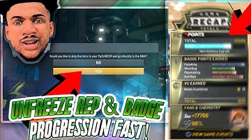 How To SKIP THE PRELUDE in NBA 2K20! FIX FROZEN REP & BADGE Progression BAR! (Possibly)